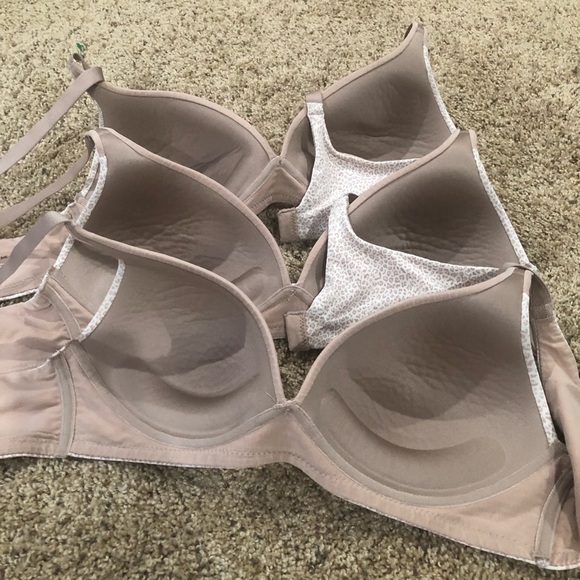 Warner / Woman’s/ wireless tee shirt bras /34C / Bundle of 3 / hook and eye - Picture 5 of 9